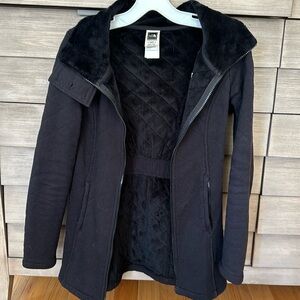 North face zip up black size XS